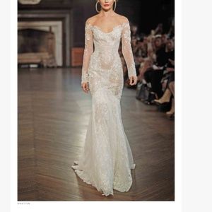 Berta Luxury Designer Wedding Dress Mermaid Lace Sequin